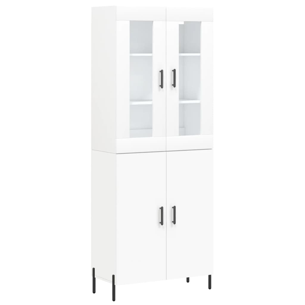 Skap Hvit 69,5x34x180 cm