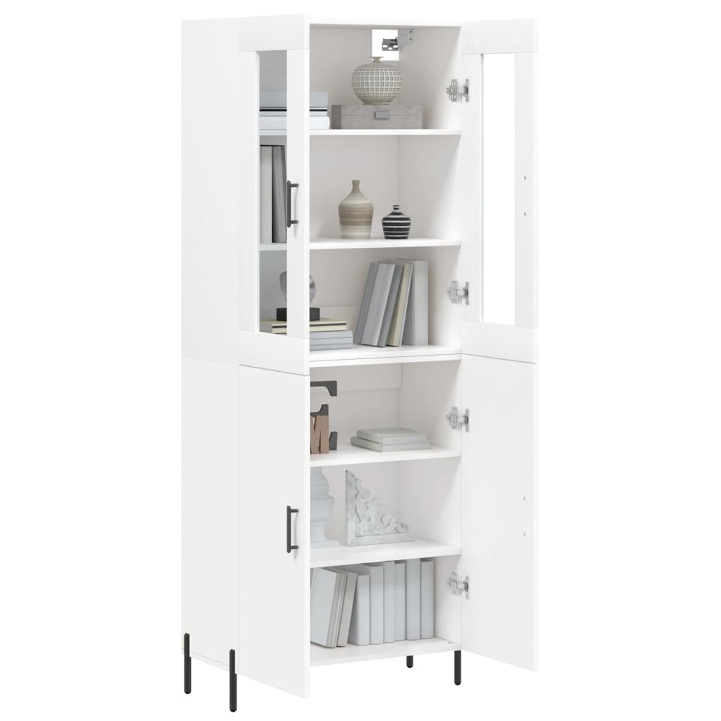 Skap Hvit 69,5x34x180 cm