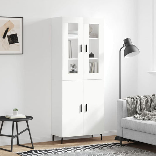 Skap Hvit 69,5x34x180 cm