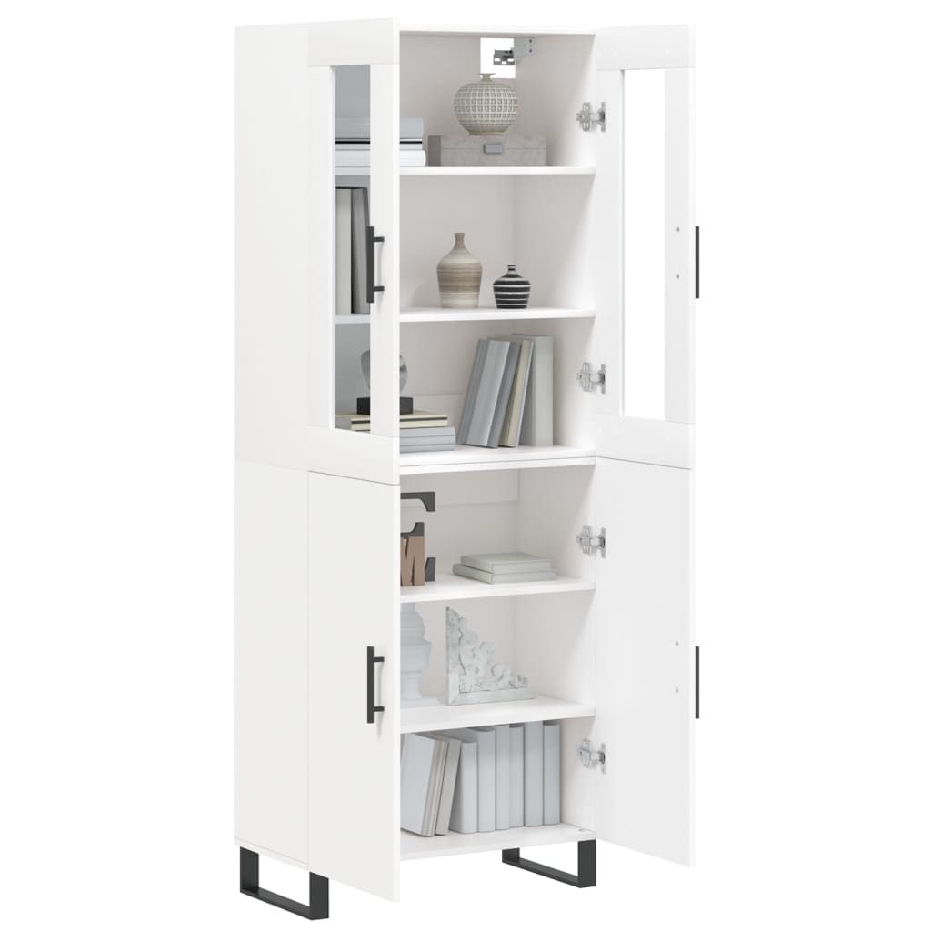 Skap Hvit 69,5x34x180 cm
