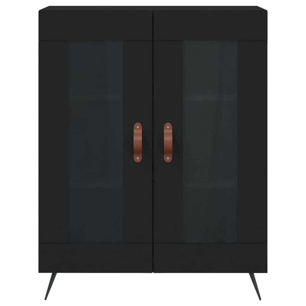 Skap Svart 69,5x34x180 cm