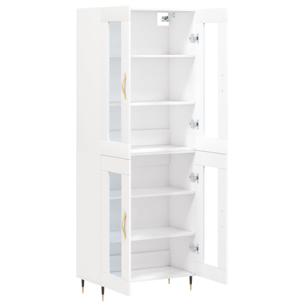 Skap Hvit 69,5x34x180 cm