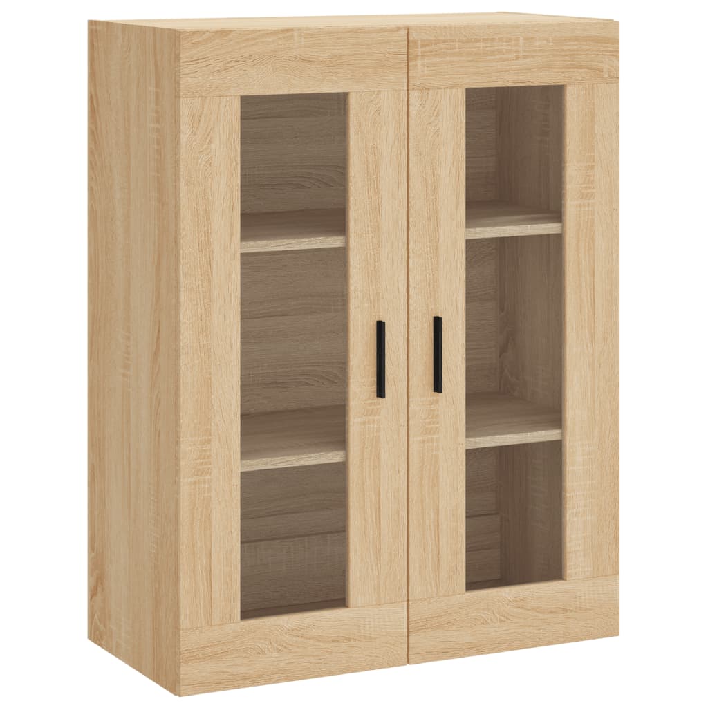 Highboard sonoma eik 69,5x34x180 cm konstruert tre