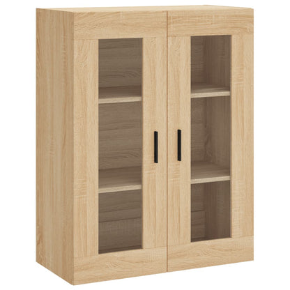Highboard sonoma eik 69,5x34x180 cm konstruert tre