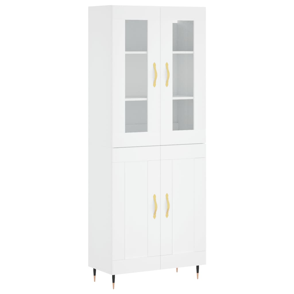 Skap Hvit 69,5x34x180 cm