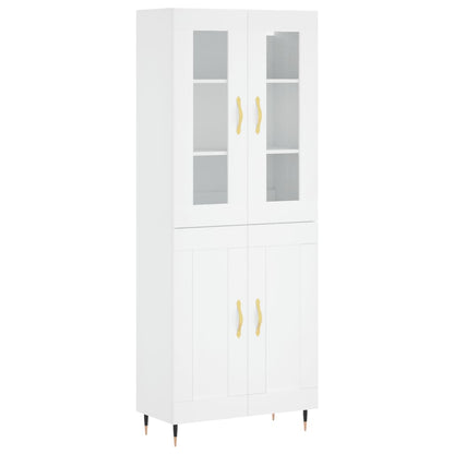 Skap Hvit 69,5x34x180 cm