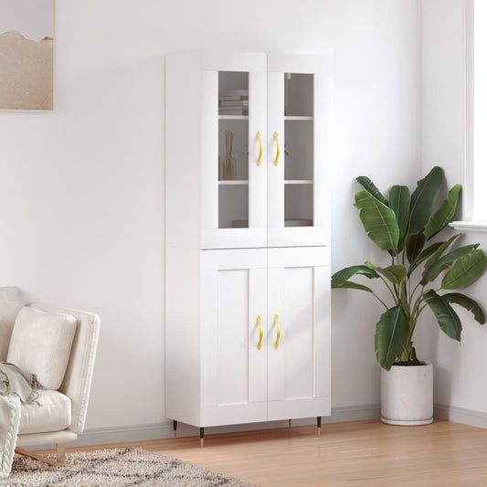 Skap Hvit 69,5x34x180 cm
