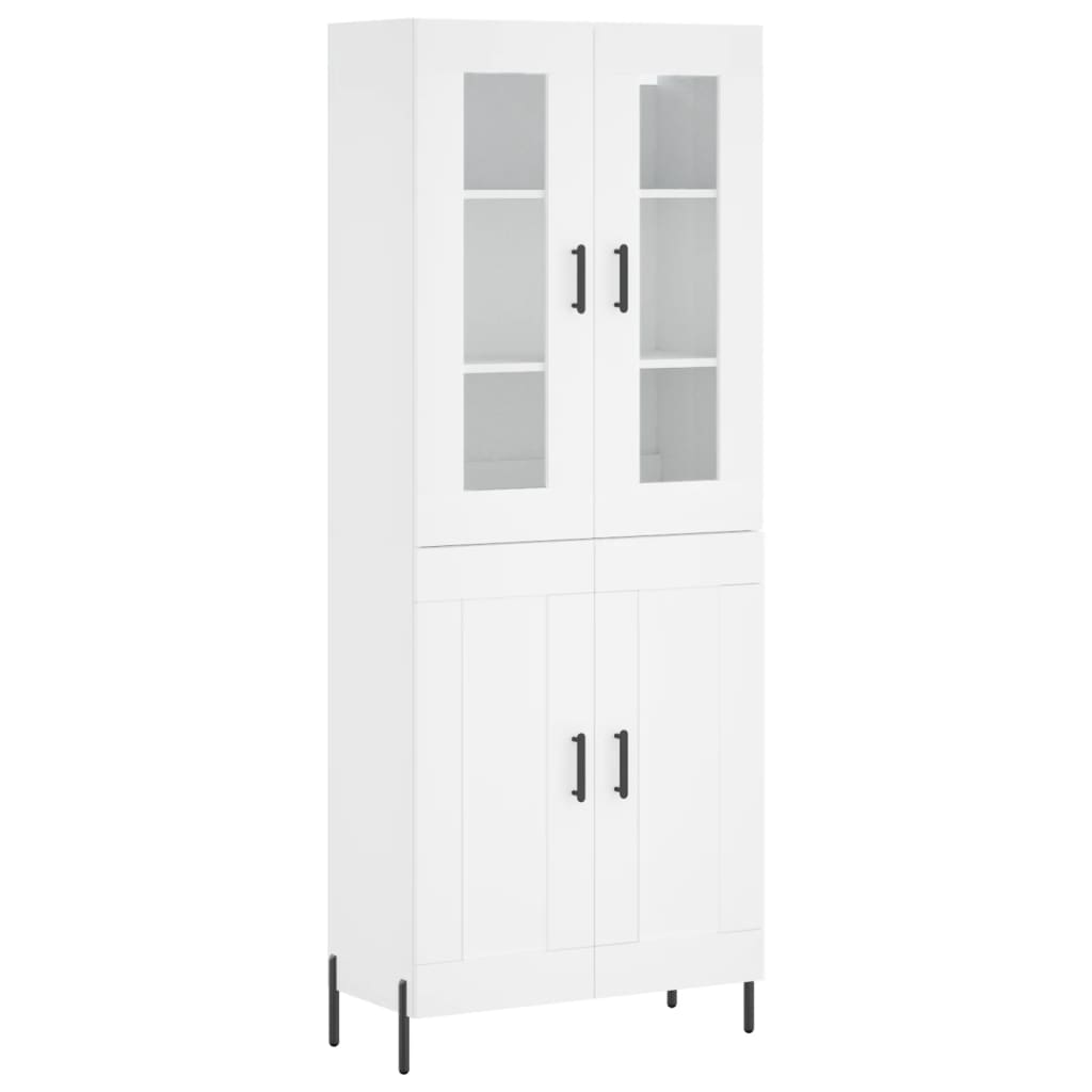 Skap Hvit 69,5x34x180 cm