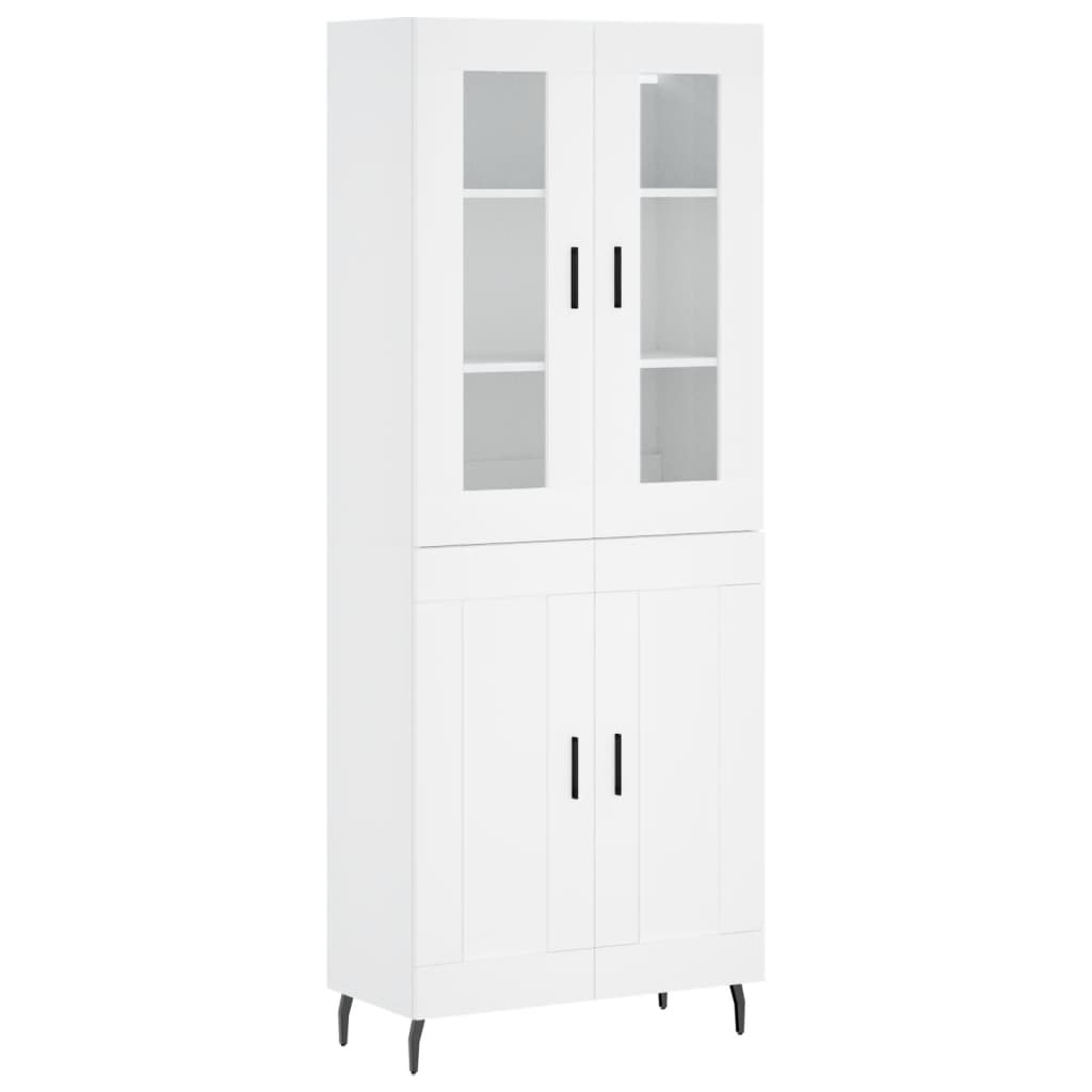 Skap Hvit 69,5x34x180 cm