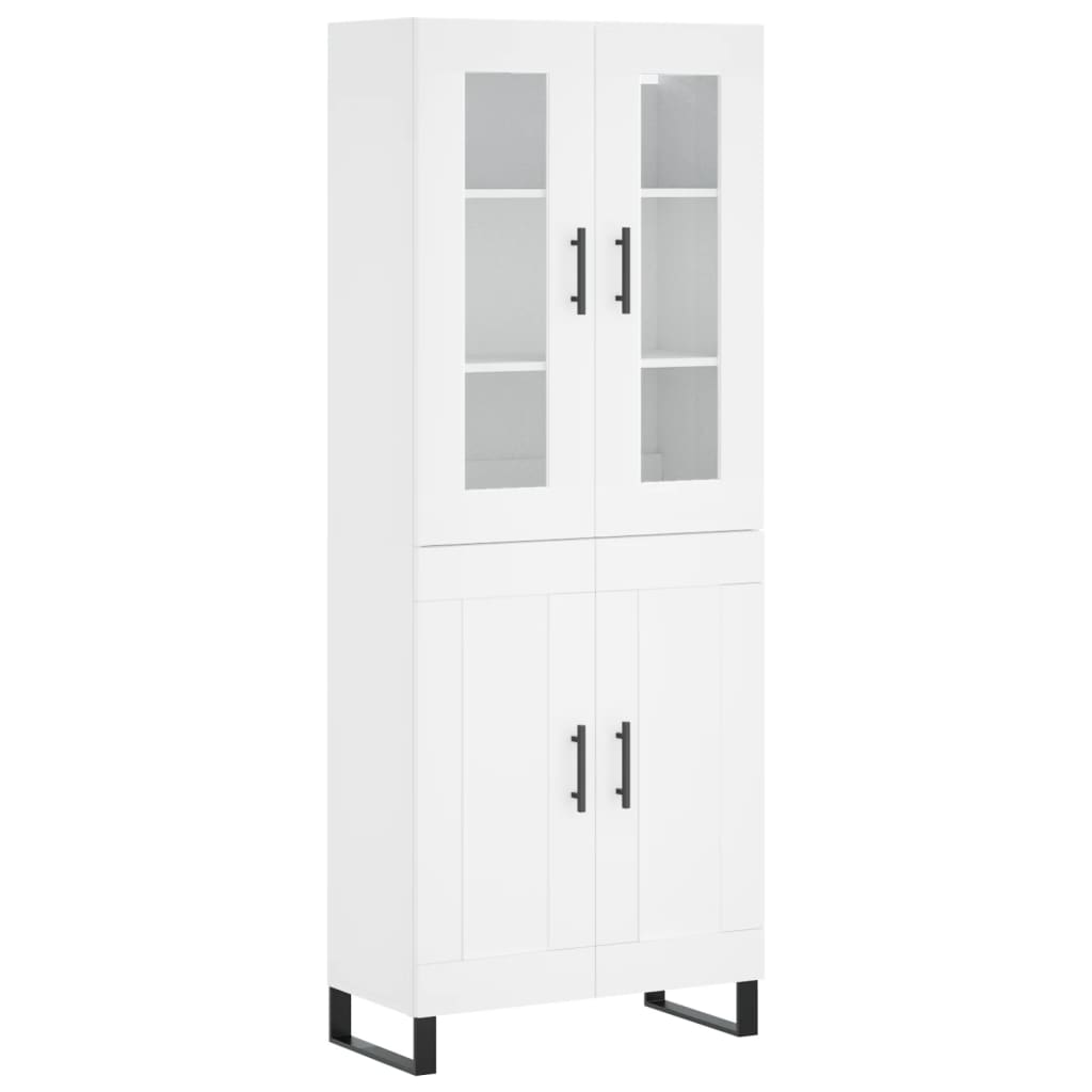 Skap Hvit 69,5x34x180 cm