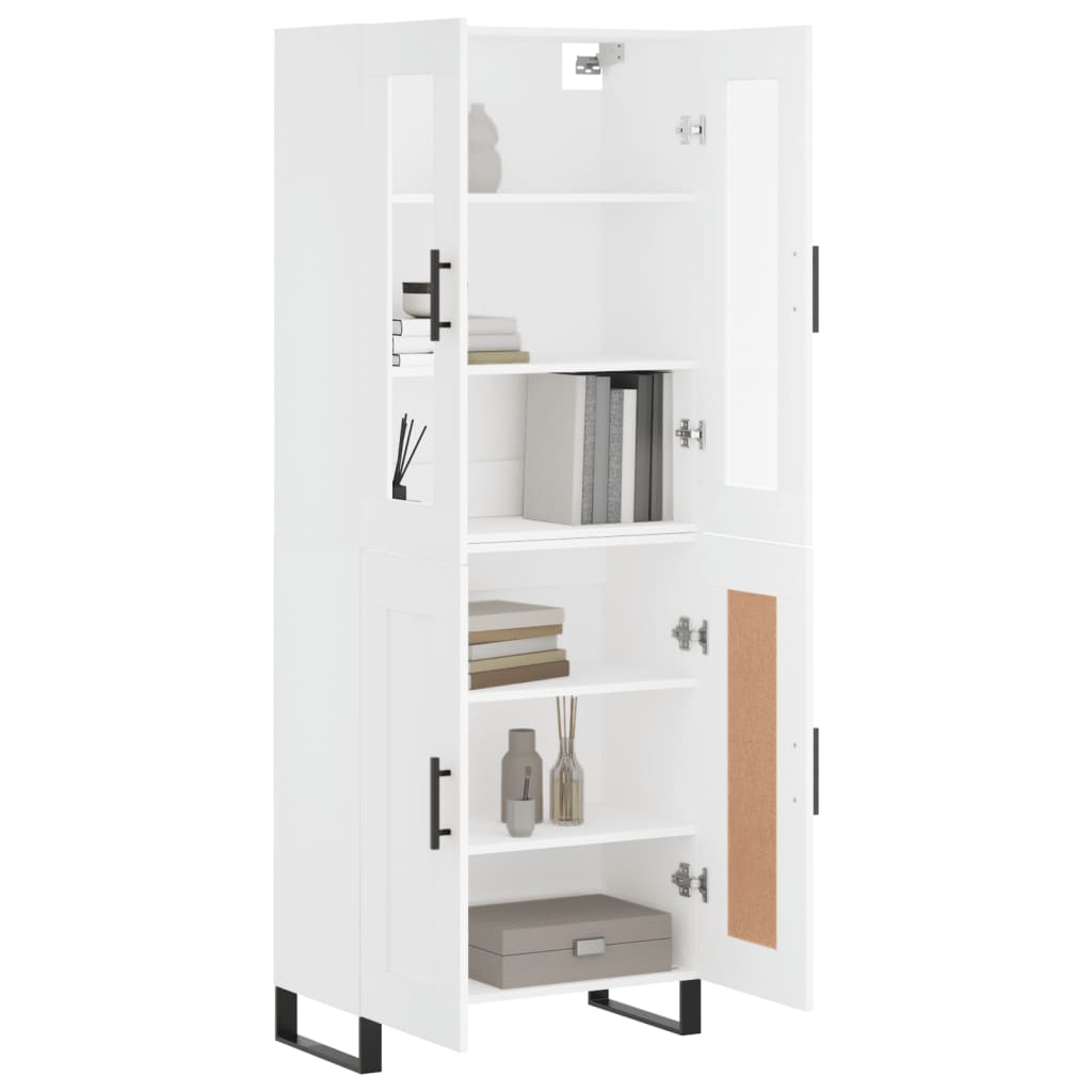 Skap Hvit 69,5x34x180 cm