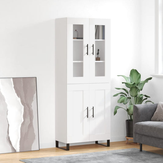 Skap Hvit 69,5x34x180 cm