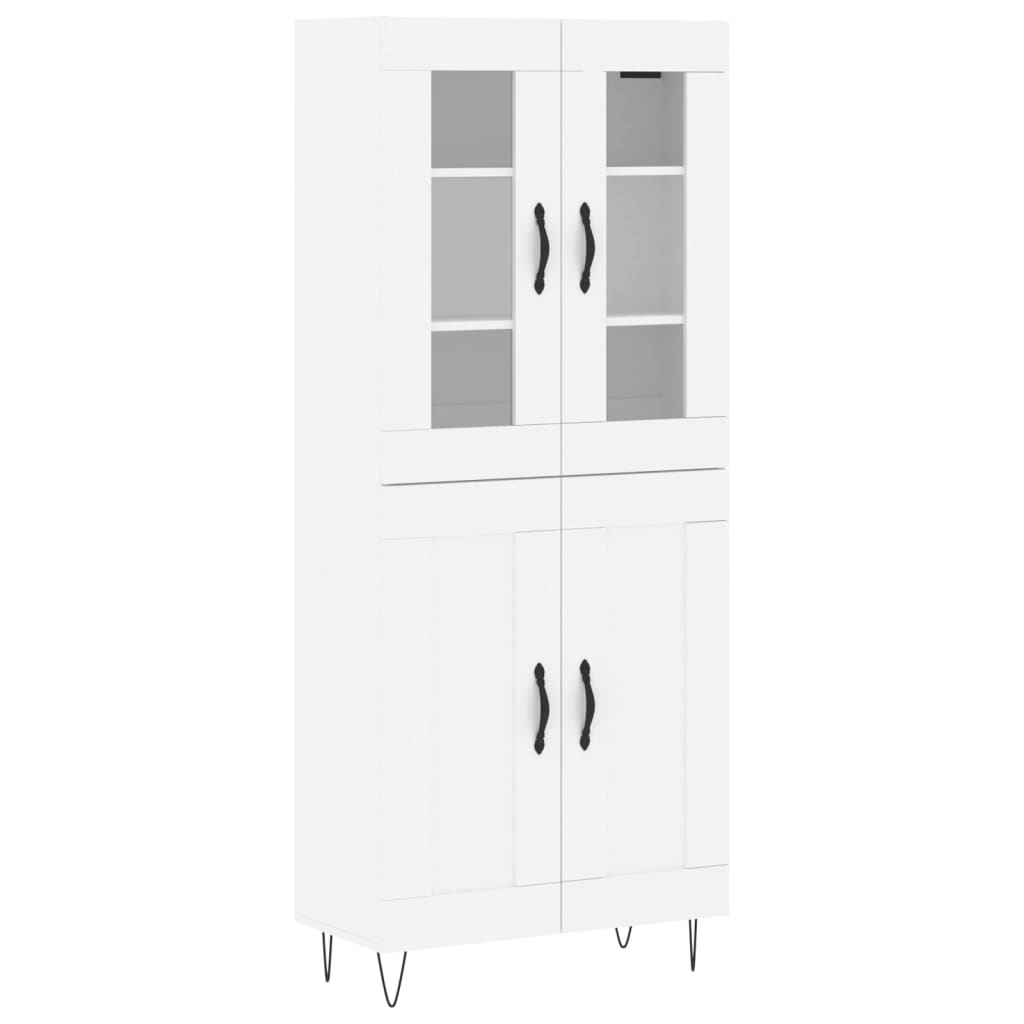 Skap Hvit 69,5x34x180 cm