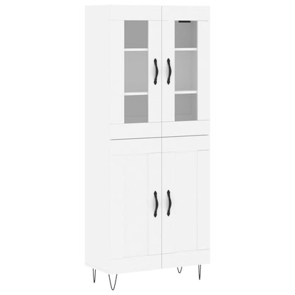 Skap Hvit 69,5x34x180 cm