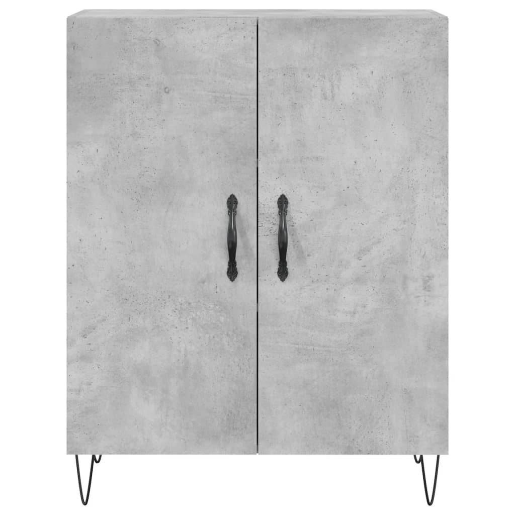 Skap Betonggrå 69,5x34x180 cm