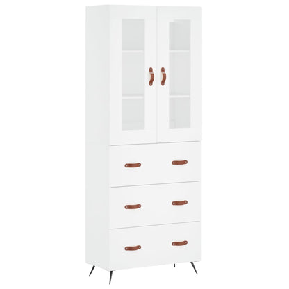 Skap Hvit 69,5x34x180 cm