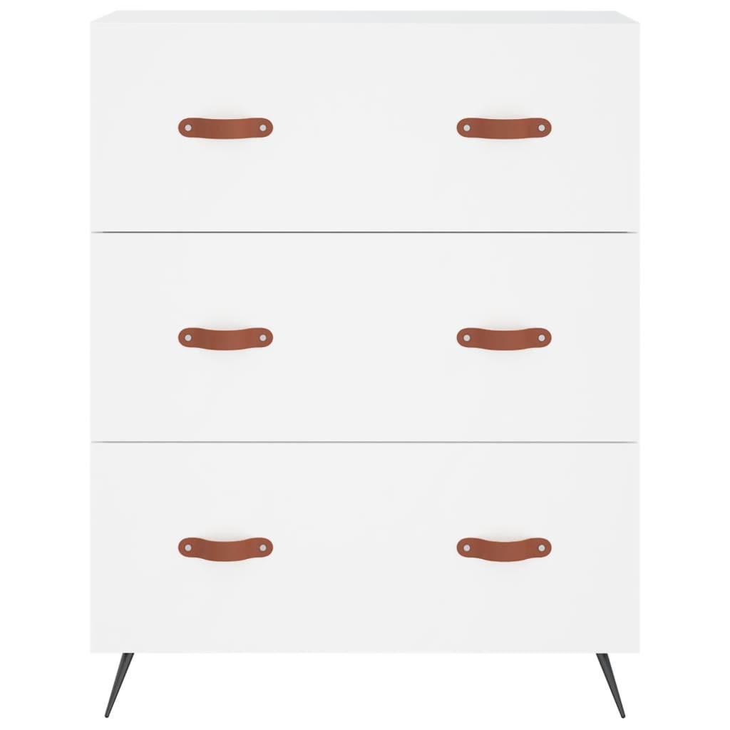 Skap Hvit 69,5x34x180 cm