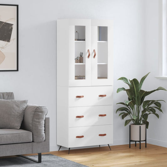 Skap Hvit 69,5x34x180 cm