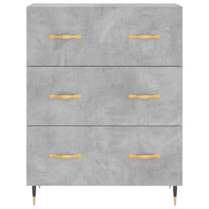 Skap Betonggrå 69,5x34x180 cm