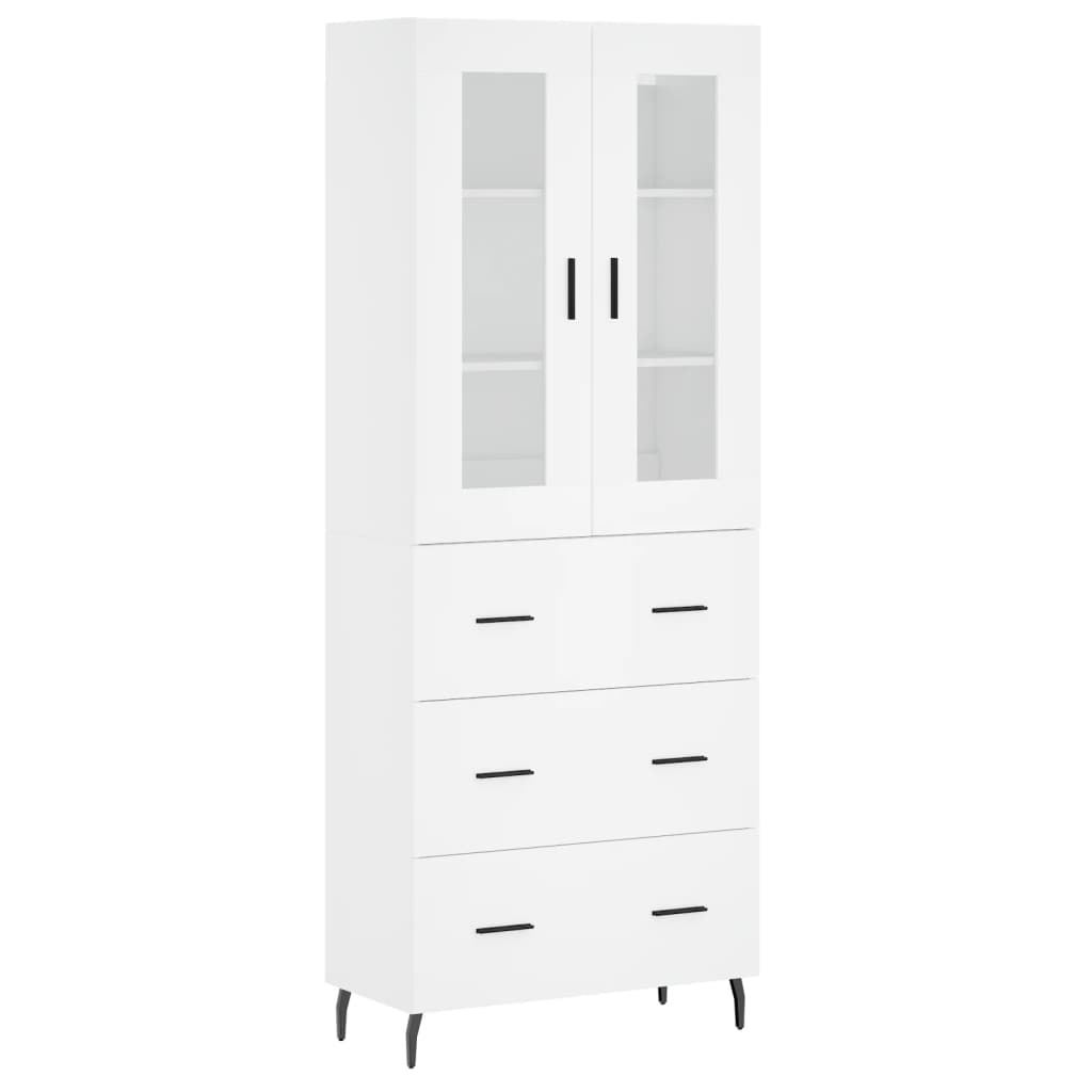Skap Hvit 69,5x34x180 cm