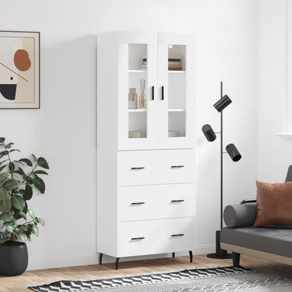 Skap Hvit 69,5x34x180 cm