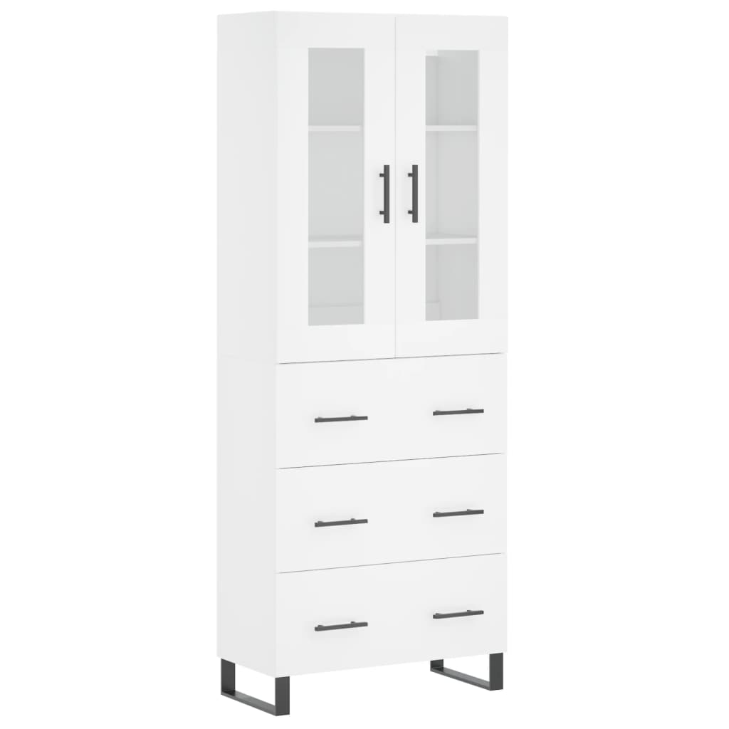 Skap Hvit 69,5x34x180 cm