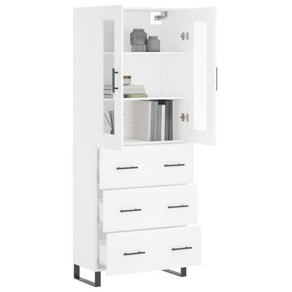 Skap Hvit 69,5x34x180 cm