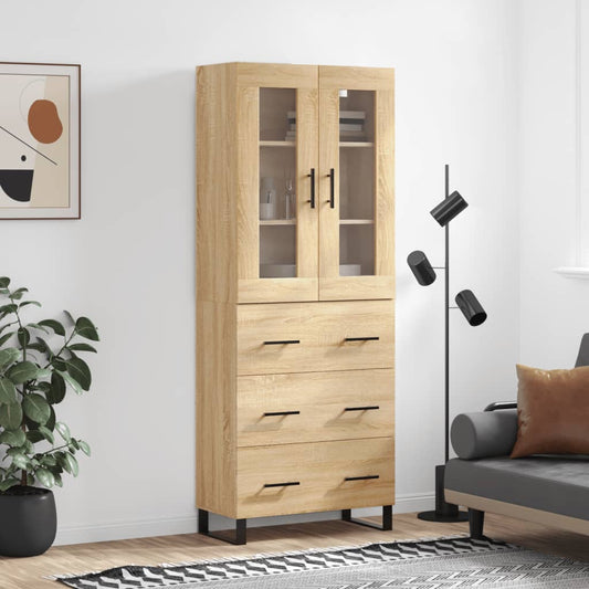Skap Sonoma Eik 69,5x34x180 cm
