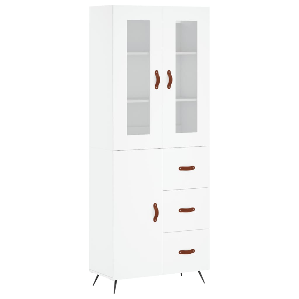 Skap Hvit 69,5x34x180 cm