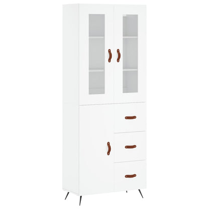 Skap Hvit 69,5x34x180 cm