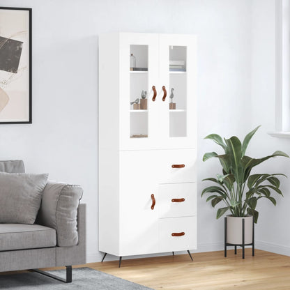 Skap Hvit 69,5x34x180 cm