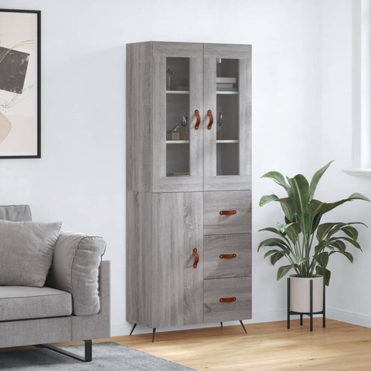 Skap Sonoma Grå 69,5x34x180 cm