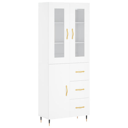 Skap Hvit 69,5x34x180 cm