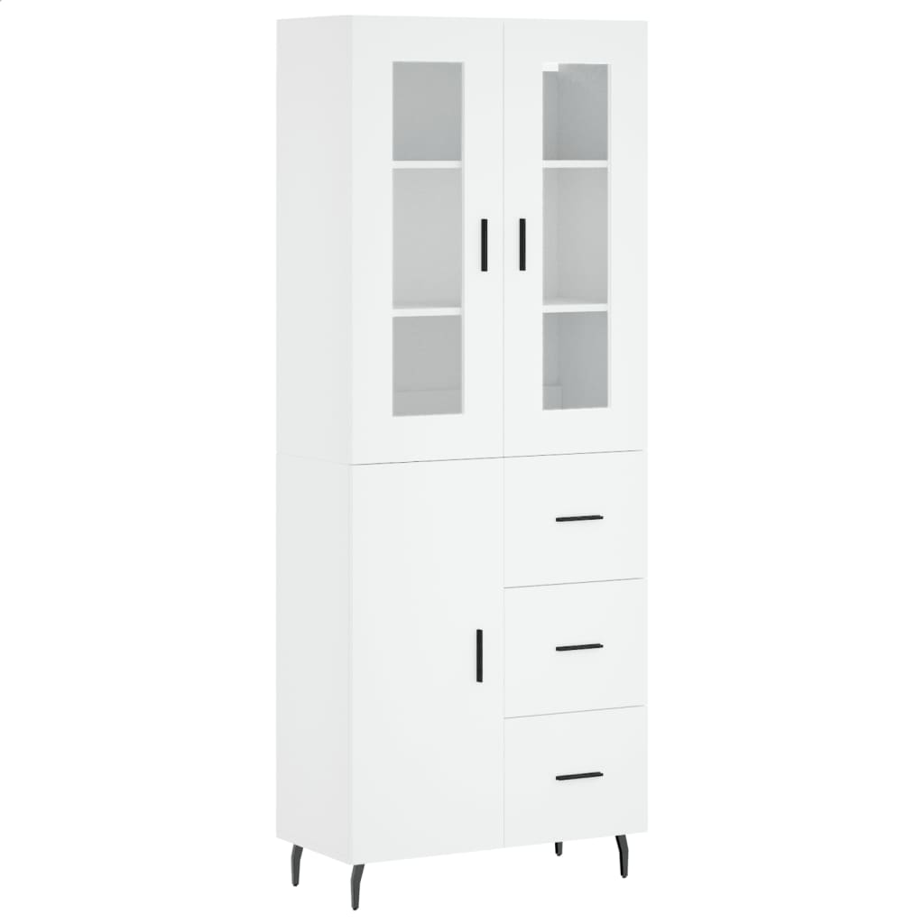 Skap Hvit 69,5x34x180 cm
