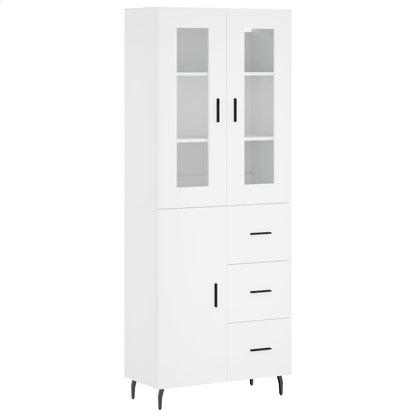 Skap Hvit 69,5x34x180 cm
