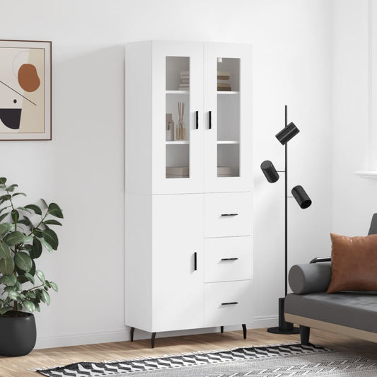 Skap Hvit 69,5x34x180 cm