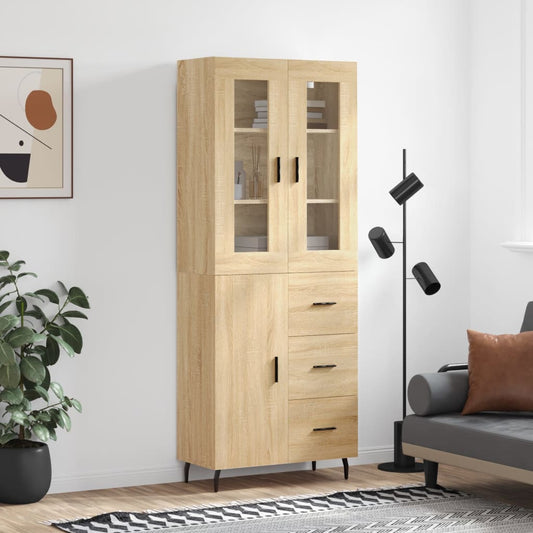Skap Sonoma Eik 69,5x34x180 cm