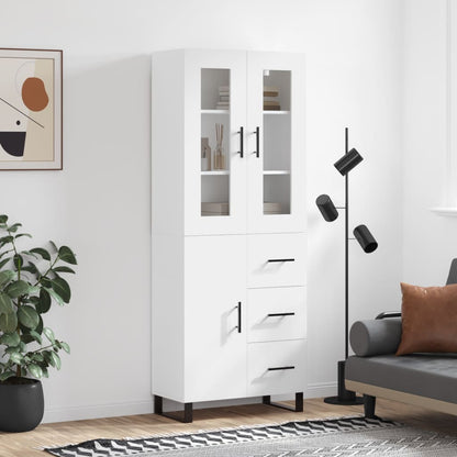 Skap Hvit 69,5x34x180 cm