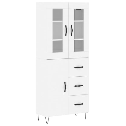 Skap Hvit 69,5x34x180 cm