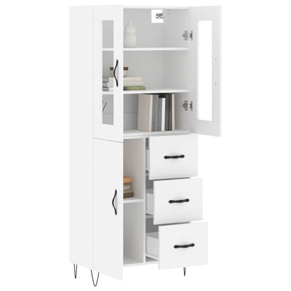 Skap Hvit 69,5x34x180 cm