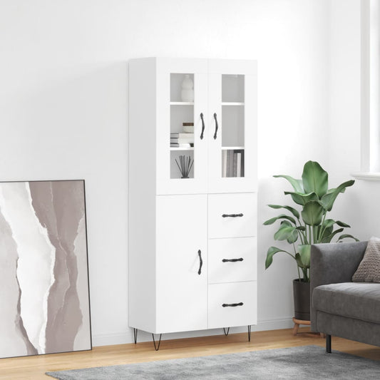 Skap Hvit 69,5x34x180 cm