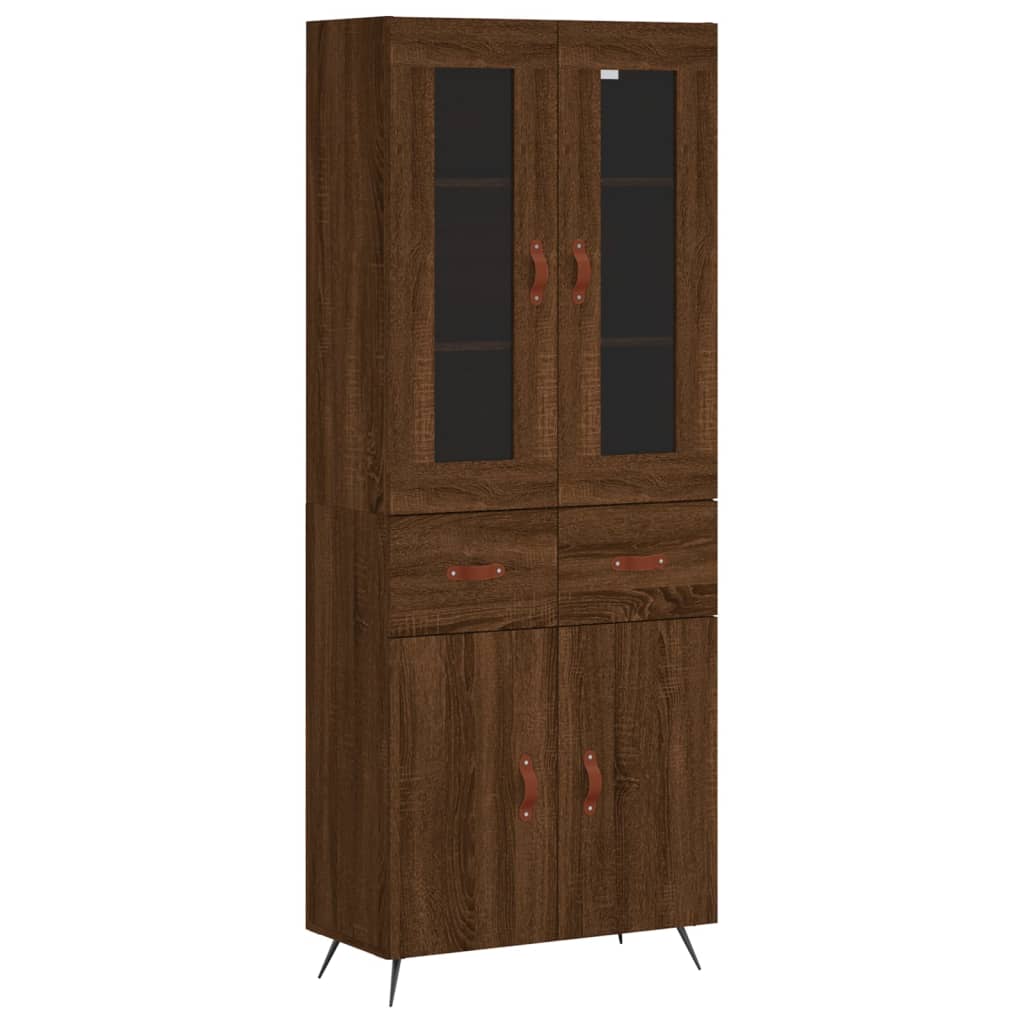 Skap Brun Eik 69,5x34x180 cm