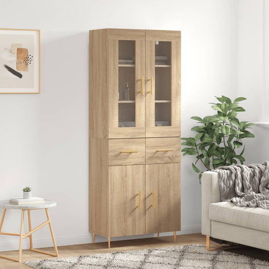 Skap Sonoma Eik 69,5x34x180 cm