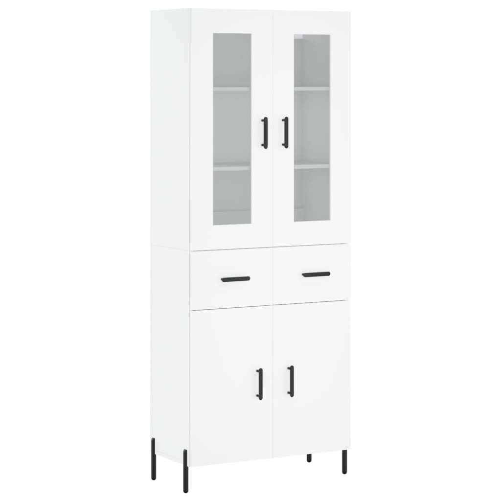 Skap Hvit 69,5x34x180 cm