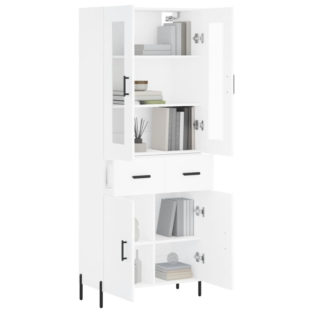 Skap Hvit 69,5x34x180 cm