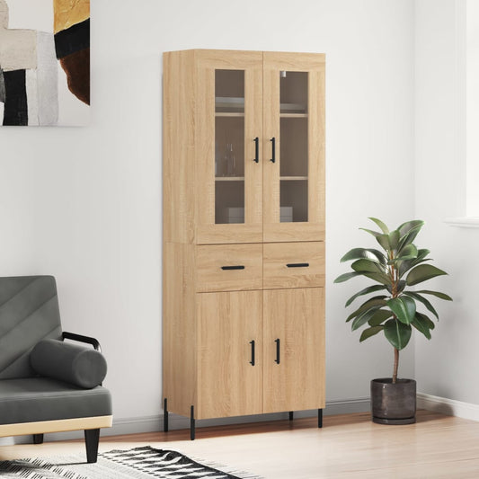 Skap Sonoma Eik 69,5x34x180 cm