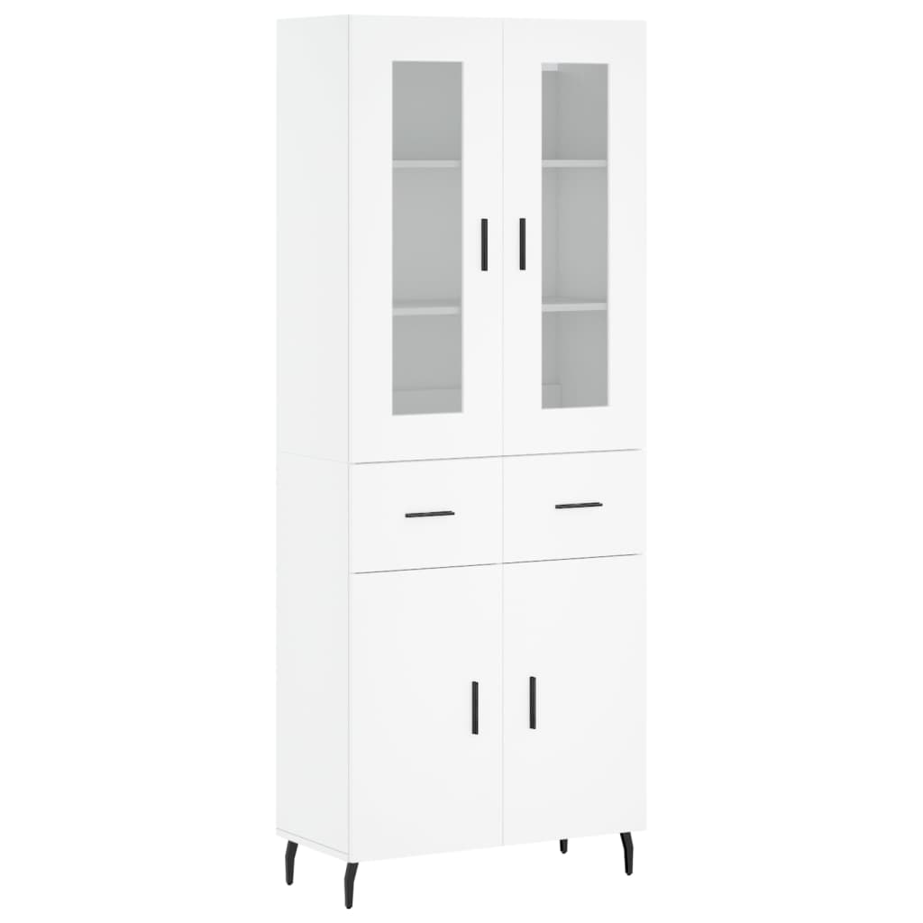 Skap Hvit 69,5x34x180 cm