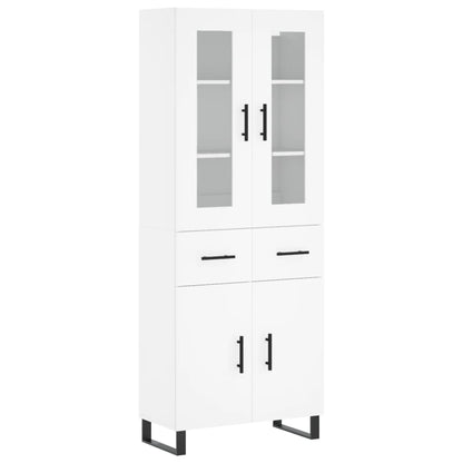 Skap Hvit 69,5x34x180 cm