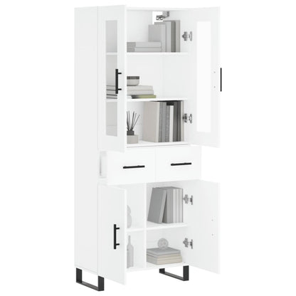 Skap Hvit 69,5x34x180 cm
