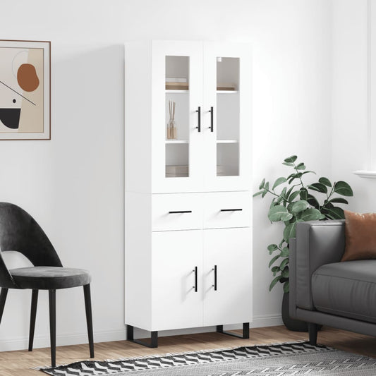 Skap Hvit 69,5x34x180 cm